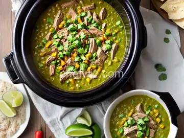 Slow Cooker Pork Chile Verde