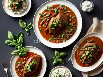 Slow Cooker Pork Shoulder With Zesty Basil Sauce