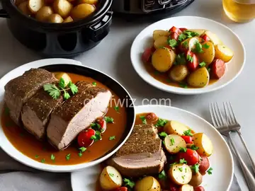 Slow Cooker Pork Tenderloin and Potatoes