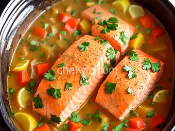 Slow Cooker Salmon Casserole