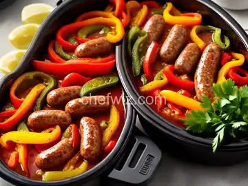 Slow-Cooker Sausage & Peppers