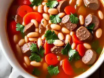 Slow-Cooker Sausage and White Bean Soup