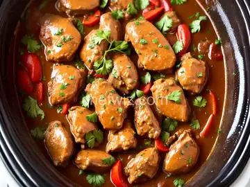 Slow Cooker Southern Smothered Chicken Gizzards