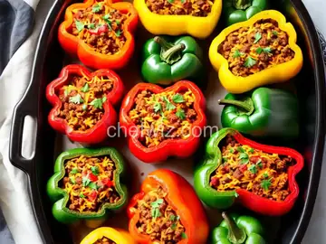 Slow Cooker Stuffed Peppers