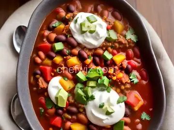 Slow Cooker Turkey Chili with Kidney Beans