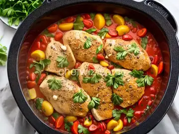 Slow Cooker Tuscan Chicken