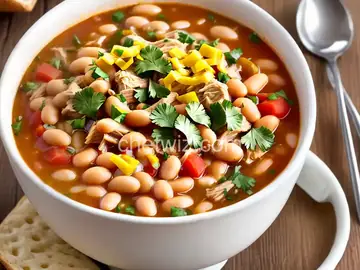 Slow Cooker White Bean Chicken Chili