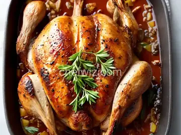 Slow-Roasted Garlic Chicken