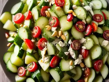 Smashed Cucumber Salad with Hot Vinegar