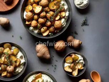 Smashed Sunchokes With Thyme-Butter Recipe