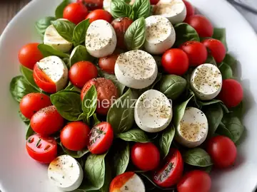 Smiling Caprese Salad