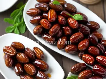 Smoked Almond Stuffed Dates