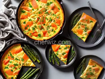 Smoked Salmon-Asparagus Frittata