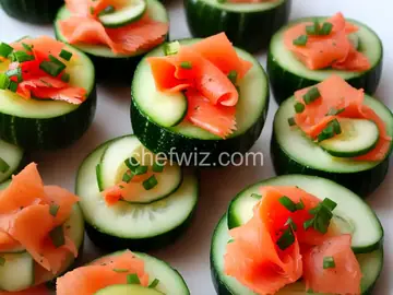 Smoked Salmon Cucumber Bites
