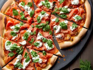 Smoked Salmon Pizza (a la Wolfgang)