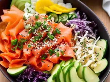 Smoked Salmon Poke Bowl