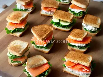 Smoked Salmon Tea Sandwiches