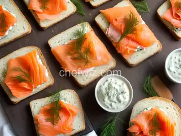 Smoked Salmon and Dill Tea Sandwiches Recipe