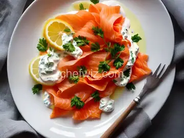 Smoked Salmon with Lemon Crème Fraîche