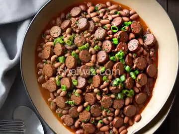 Smoked Sausage and Black-Eyed Peas
