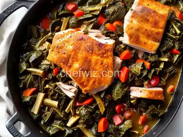 Smoked Turkey Braised Collard Greens Recipe