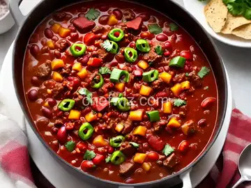 Smoky Beef and Bacon Chili