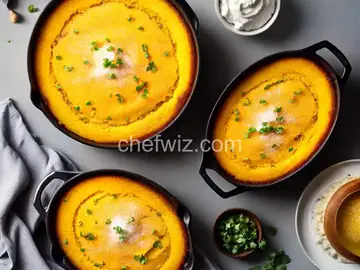 Smoky Poblano Corn Pudding