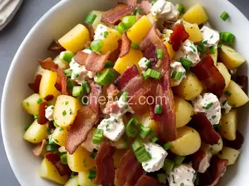 Smoky Potato Salad with Bacon