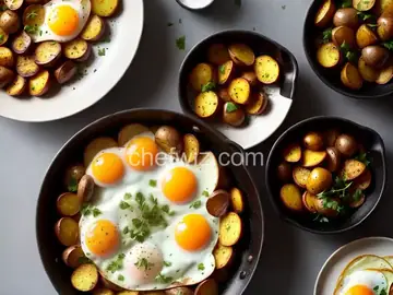 Smoky Spanish Potatoes and Eggs