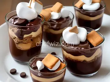 S'mores Pudding Shots