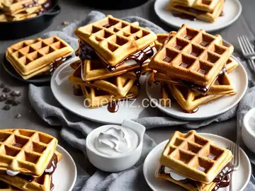 S'mores Stuffed Waffles