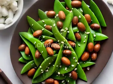 Snow Peas with Water Chestnuts