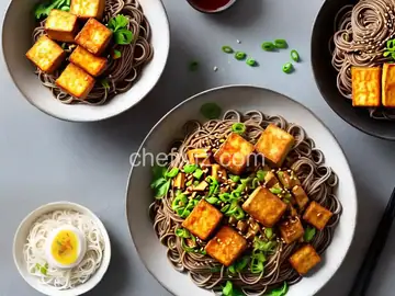 Soba Noodles With Fried Tofu