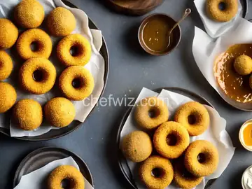 Sobzee's indian Gulab jamun (doughnut like balls soaked in syrup