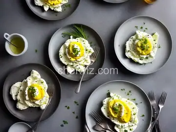 Soft Scrambled Eggs with Fresh Ricotta and Chives