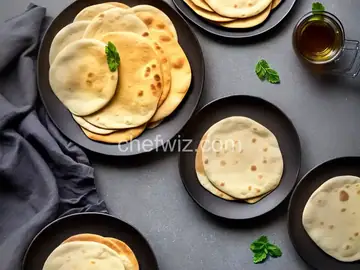 Soft layered chapatis
