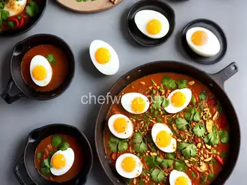 Son-in-Law Eggs: Thai Fried Hard-Boiled Eggs in Tamarind Sauce Recipe