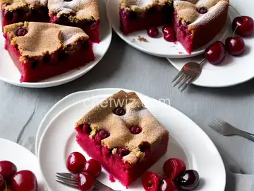 Sour Cherry Pudding Cake