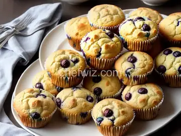 Sour Cream Blueberry Muffins