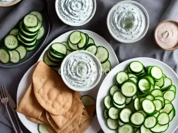Sour Cream, Cucumber and Dill Dip