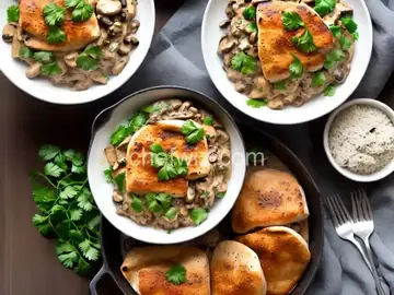 Sour Cream Mushroom Chicken