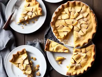 Sour Cream Pear Pie