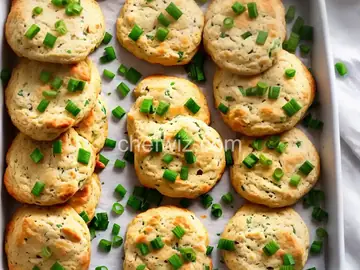 Sour Cream and Scallion Drop Biscuits