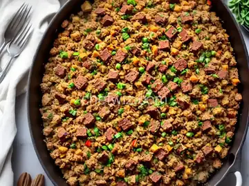 Sourdough, Italian Sausage, and Chestnut Stuffing