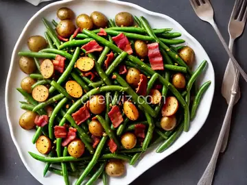 Southern-Style Green Beans with Bacon and New Potatoes