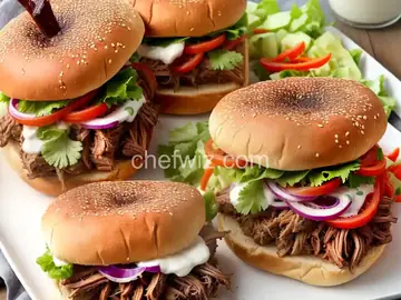 Southwestern Pulled Brisket Sandwiches