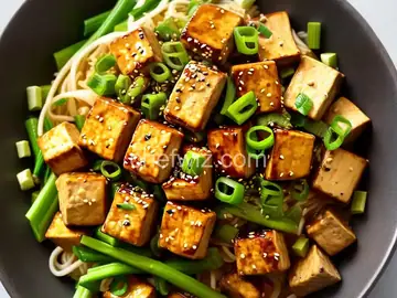 Soy and Scallion Tofu Bowl