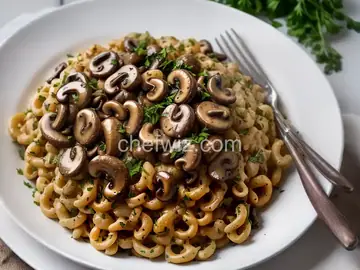 Spaetzle With Mushrooms and Fresh Herbs