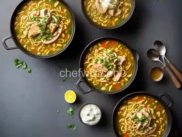 Spaetzle and Chicken Soup