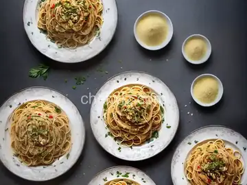 Spaghetti Aglio e Olio (Pasta in Garlic and Oil Sauce) Recipe